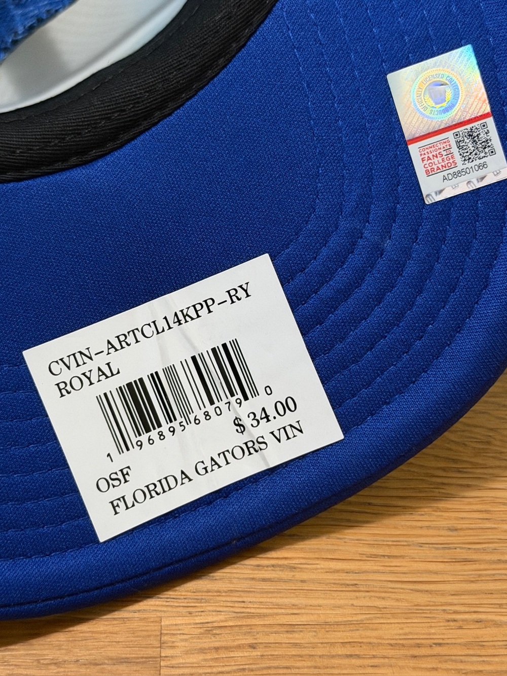 47 Blue University of Florida Gators The Swamp Mesh Trucker Hat NEW - Picture 8 of 10